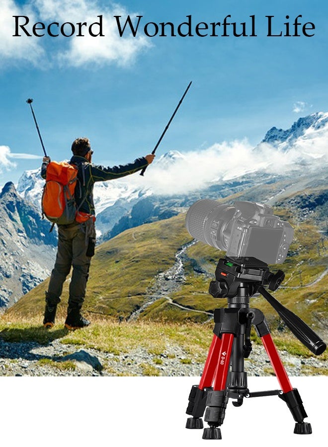 DUNISO Tripod Stand Extendable Phone Tripod Stand with Portable Pouch, Portable Phone Tripod Stand, Phone Mount for iPhone＆ Android Phone Gopros DSLR Cameras  - Image 4