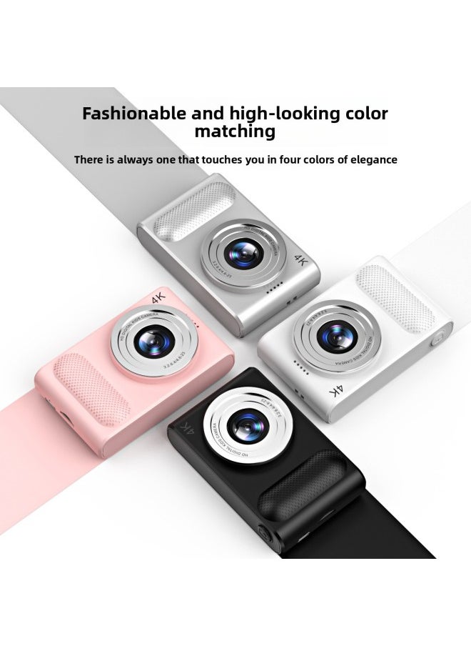 Generic [drop Shipping] Student Digital Camera CCD Selfie Campus High-definition Portable Entry-level Small Kidsren's Camera-Body Color:Trendy Black [color Box Packaging + Hand Strap + Data Cable + Manual]  - Image 2