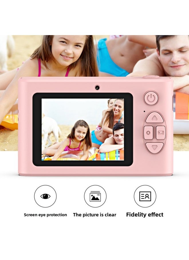 Generic [drop Shipping] Student Digital Camera CCD Selfie Campus High-definition Portable Entry-level Small Kidsren's Camera-Body Color:Trendy Black [color Box Packaging + Hand Strap + Data Cable + Manual]  - Image 4