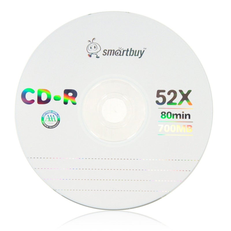 Smartbuy 100-disc 700mb/80min 52x CD-R Logo Top Blank Data Recordable Media Disc - Image 3