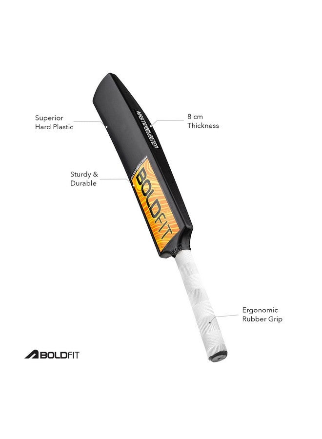 BOLDFIT Cricket Bat Full Size Plastic Bat Tennis Cricket Bat Turf Tennis Bat Lightweight Fiber Bat Hard Plastic Bat Tournament Plastic Cricket Bat Standard Size Cricket Bats For Adults Fiber Bat  - Image 5