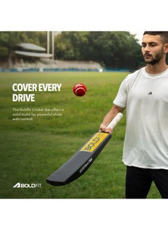 BOLDFIT Cricket Bat Full Size Plastic Bat Tennis Cricket Bat Turf Tennis Bat Lightweight Fiber Bat Hard Plastic Bat Tournament Plastic Cricket Bat Standard Size Cricket Bats For Adults Fiber Bat  - Image 4