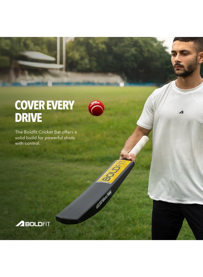 BOLDFIT Cricket Bat Full Size Plastic Bat Tennis Cricket Bat Turf Tennis Bat Lightweight Fiber Bat Hard Plastic Bat Tournament Plastic Cricket Bat Standard Size Cricket Bats For Adults Fiber Bat  - Image 4