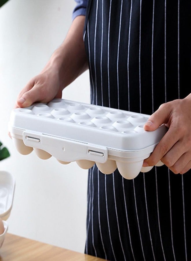 Amosfun Refrigerator Egg Organizer 12-Count Egg Storage Box for Kitchen and Fridge with Anti-Collision Grooves and Easy-Clean Lid 11.81 X 4.33 X 2.55 Inches - Image 5