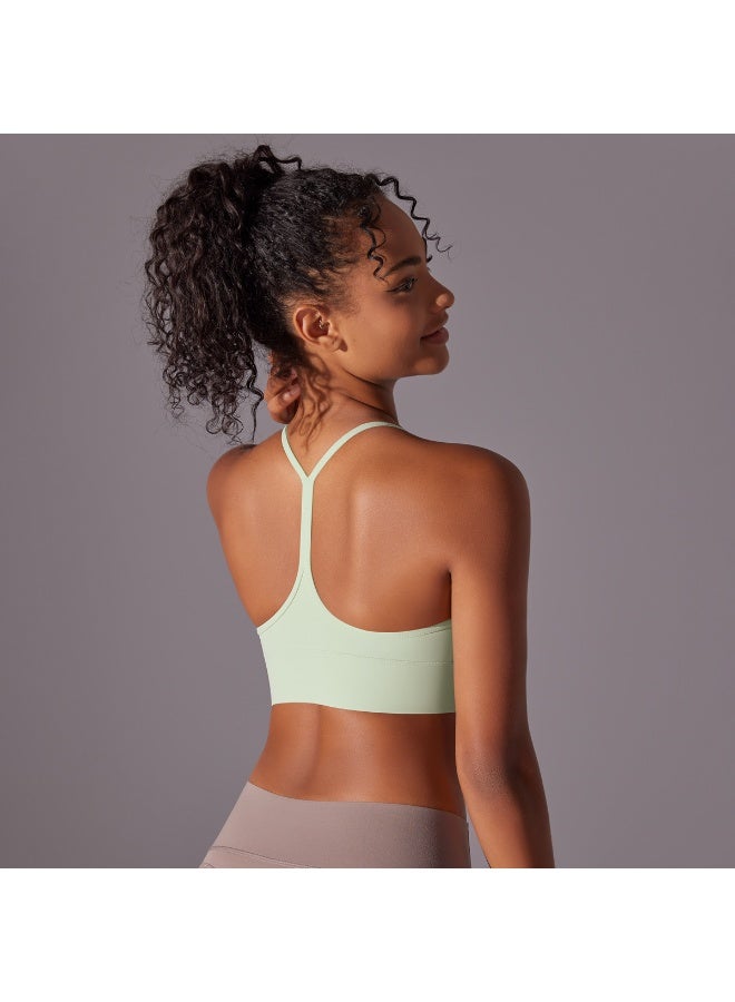 Seamless Yoga Bra Y-back Crop Tops Running Gym Sport Underwear Push Up Yoga Vest Shockproof Fitness Workout Bra - Image 1
