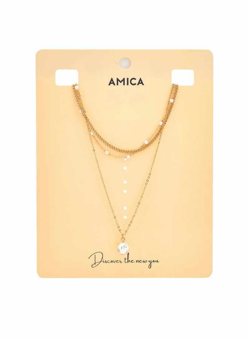 AMICA Layer On' Set of 3 Necklaces