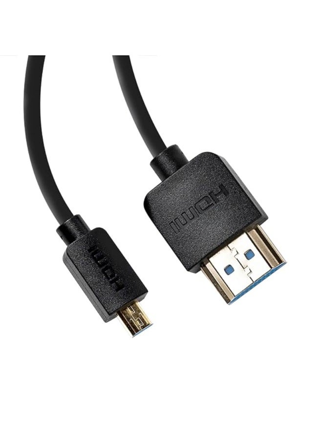 أكسسون كابل Accsoon HDMI إلى HDMI، 50 سم/1.6 قدم، DA، يدعم السرعة العالية، Ultra HD، 1080P، متوافق مع الكاميرا، الشاشة، Gimbal  - Image 1