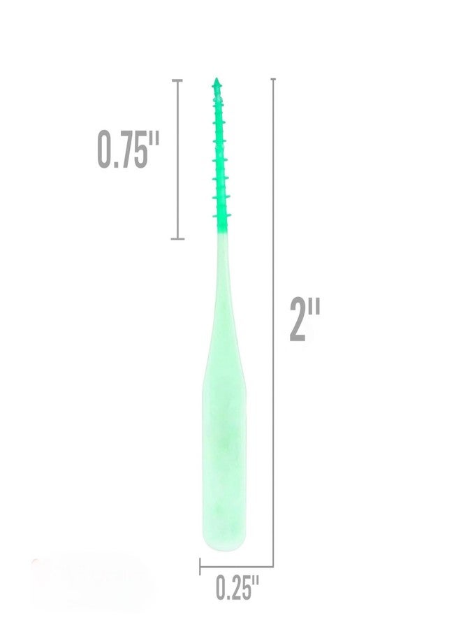 ALAZCO 160pcs Premium Soft Bristle EaseBetween Gentle Picks Flexible Rubber Bristles Safe On Braces Bridges Crowns Implants - Includes Convenient Travel Case - Image 4