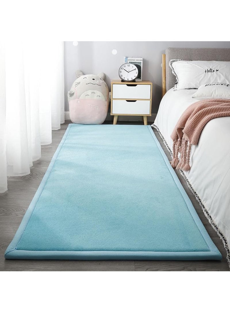 MONOGUE Large Soft Fluffy Area Rug 2cm Thick Coral Velvet Washable Carpet Anti Slip Mat Bedroom Living Room - Image 1