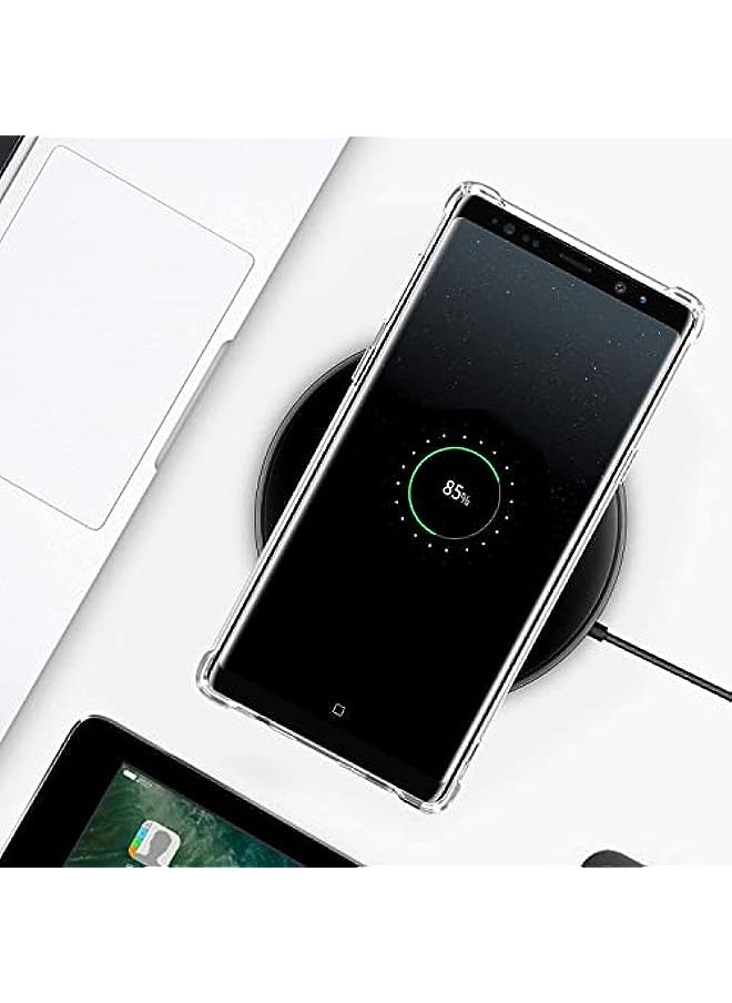 HuHa - Zege for Samsung Galaxy NOTE 9 clear silicone case soft TPU transparent clear anti scratch cover with reinforced shockproof bumper edge to edge corner protection for Samsung Galaxy NOTE 9 - Image 1