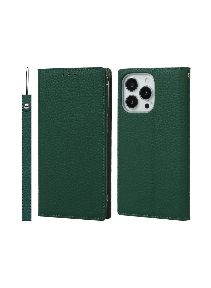Suteni Flip Cover Card Slots Leather Phone Case for iPhone - Image 1