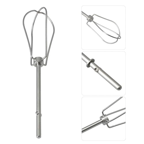 Walmine W10490648 Sliver Metal Hand Mixer Turbo Beaters Replacement for KHM Series, Replaces KHM2B, AP5644233, W10240913, PS4082859(Pack of 2) - Image 3