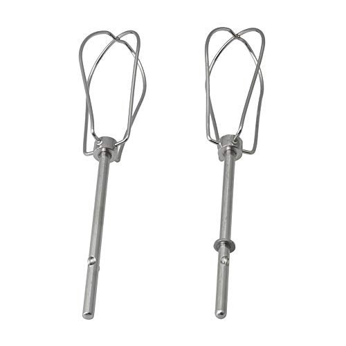 Walmine W10490648 Sliver Metal Hand Mixer Turbo Beaters Replacement for KHM Series, Replaces KHM2B, AP5644233, W10240913, PS4082859(Pack of 2) - Image 1