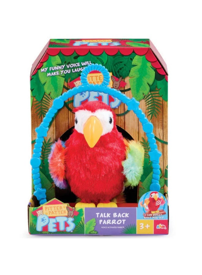 ADDO Pitter Patter Pets Talk Back Parrot Battery Operated - Image 3