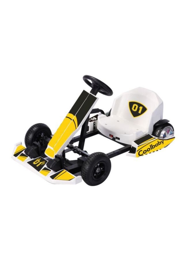 Cool Baby Go-Kart Electric Ride-On Car Yellow - Image 1