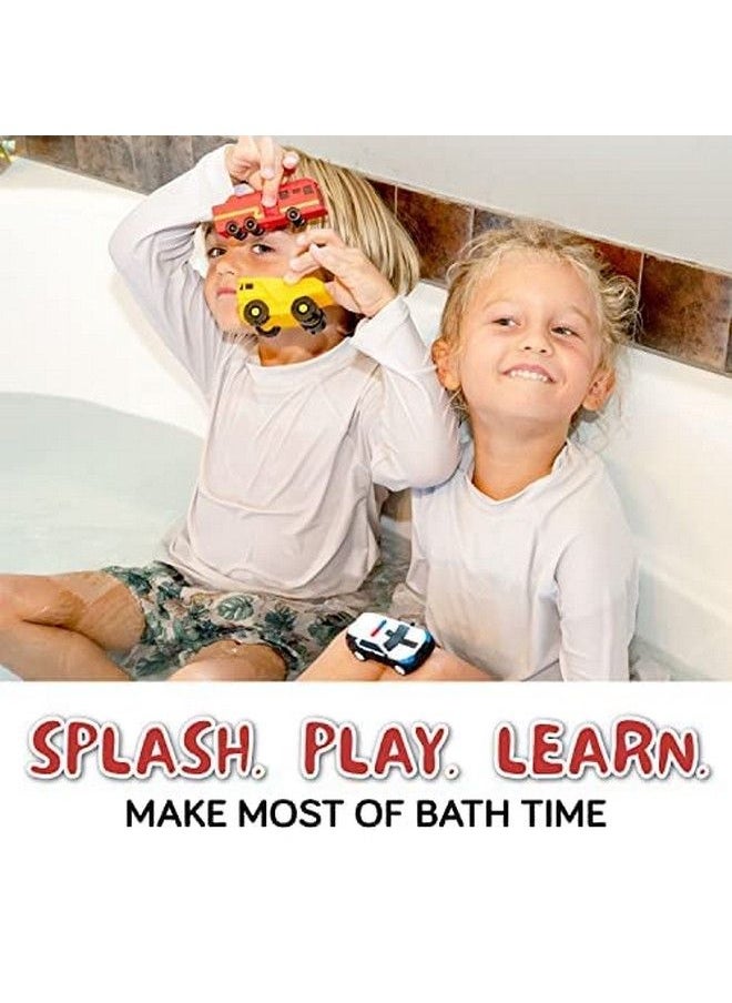 SplashEZ No Hole Bath Toys For Babies And Toddlers Car Mold Free Bath Toys Bath Toys No Mold For Tub Beach Pool Bpafree Safe Fun Infant Baby Bath Toys No Holes 0 13 6 12 18 Month  - Image 4