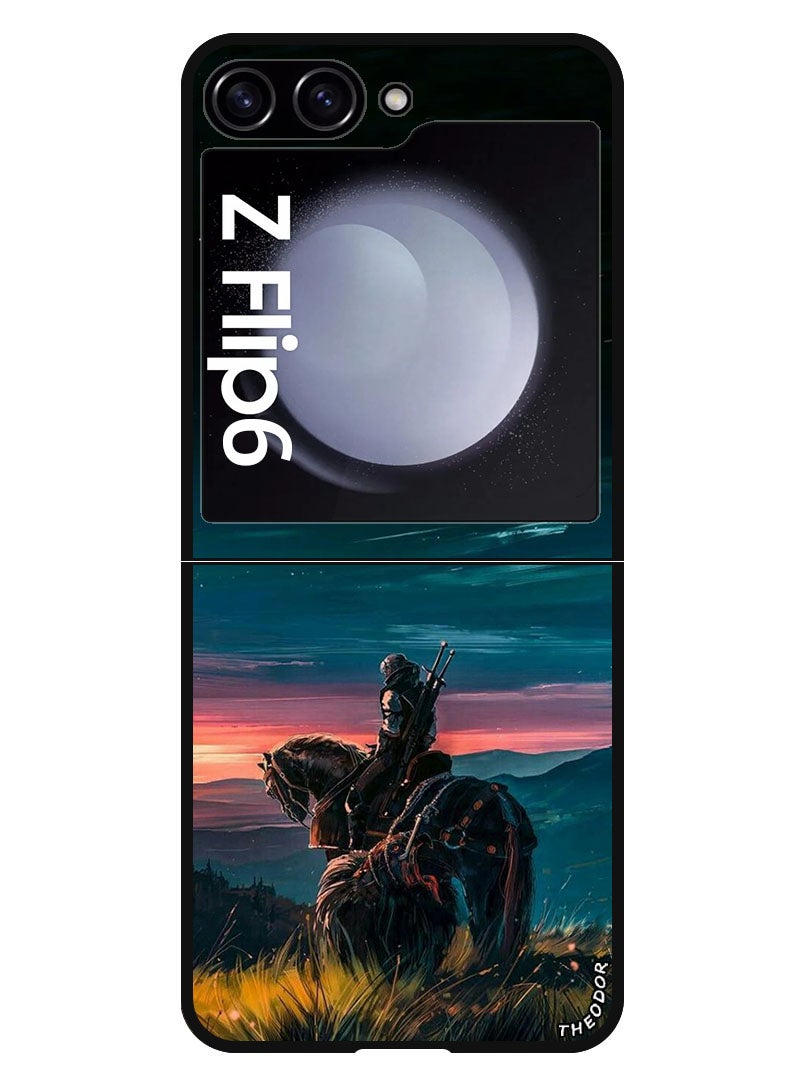 Theodor Protective Case Anti Scratch Shock Proof Bumper Cover For Samsung Galaxy Z Flip 6 its just a start - Image 1