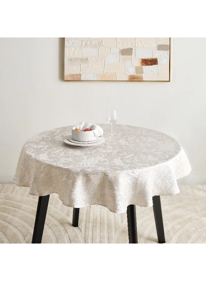 هوم بوكس Harper Marley Jacquard Round Tablecloth - 140 Cm