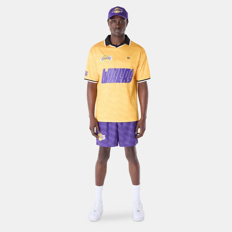 NEW ERA Yellow Men's NBA LA Lakers T-Shirt for Men | Best Price UAE