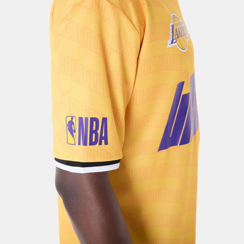 NEW ERA Yellow Men's NBA LA Lakers T-Shirt for Men | Best Price UAE
