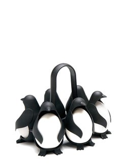 SYOSI Kitchen Multifunctional Egg-Boiler Store and Serve Egg Holder Penguin-Shaped Boiled Egg Cooker for Making Soft or Hard Boiled Eggs Holds 6 Eggs for Easy Cooking and Fridge Storage  - Image 1