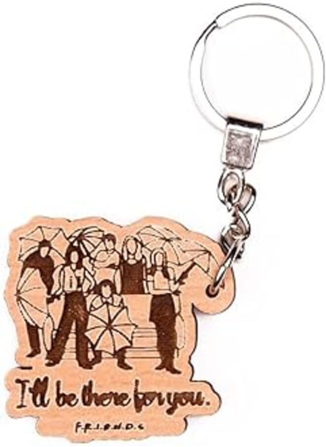 Laser Crafts Laser Crafts Friends Umbrella Logo Laser Engraved Wood Medallion 