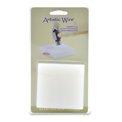 Artistic Wire, Nylon Masher 3 in x 3 in / 76.2 mm x 76.2 mm, 2 pc - Image 1