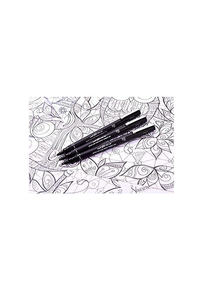 Uniball ماركرات uni-Ball PIN-200 بخط رفيع - عبوة من 3 - Image 5