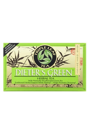 Triple Leaf Tea Dieter's Green Herbal Tea 20 Bags 1.16oz 33g - pzsku/Z38652B36D8E506A28A0CZ/45/_/1724622624/5d92282c-a6e6-4237-801a-50cb8caf84ac