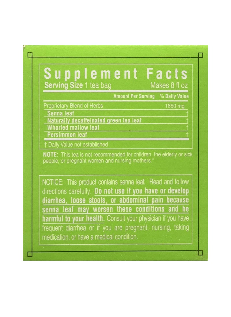 Triple Leaf Tea Dieter's Green Herbal Tea 20 Bags 1.16oz 33g