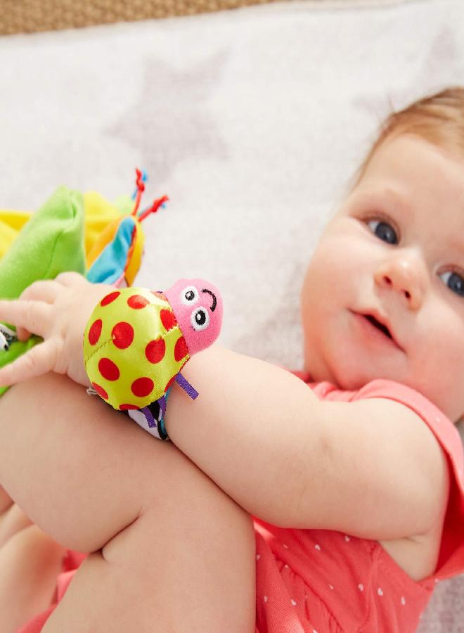 Lamaze Lamaze Gardenbug - Baby Foot Finder Socks & Wrist Rattle Set - Sensory Development Toys - Newborn Baby Essentials - Image 2