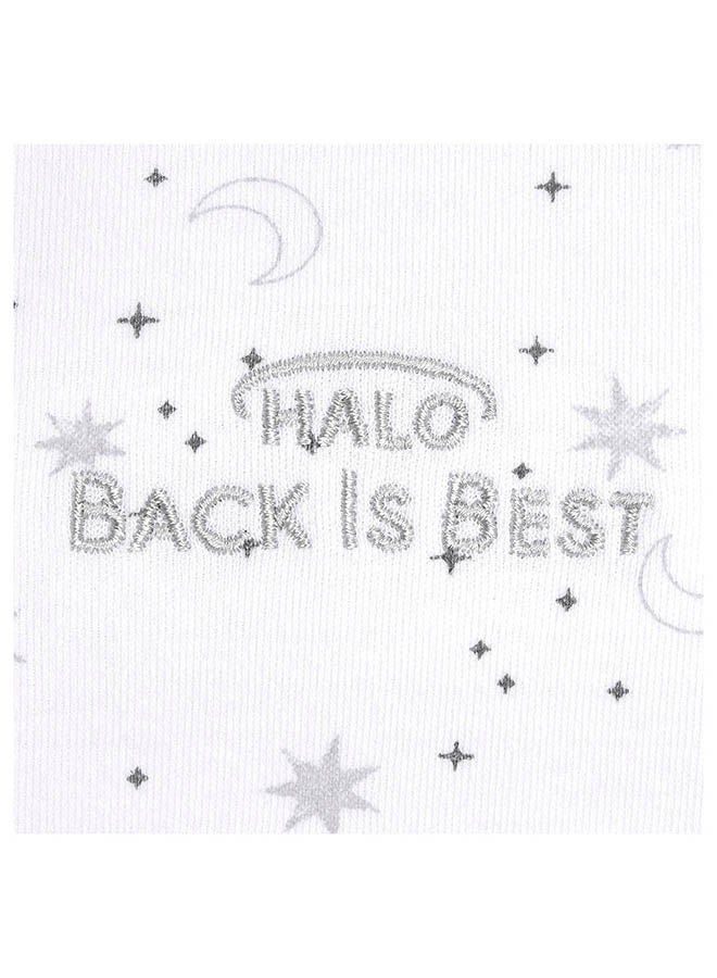Halo Sleep Sleepsack Sleeping Bag, 0.5 Tog 100% Cotton Midnight Moons Sleeping Bag, Newborn Baby Sleeping Bag, Unisex For Boys And Girls, 6 - 18 Months - Image 2