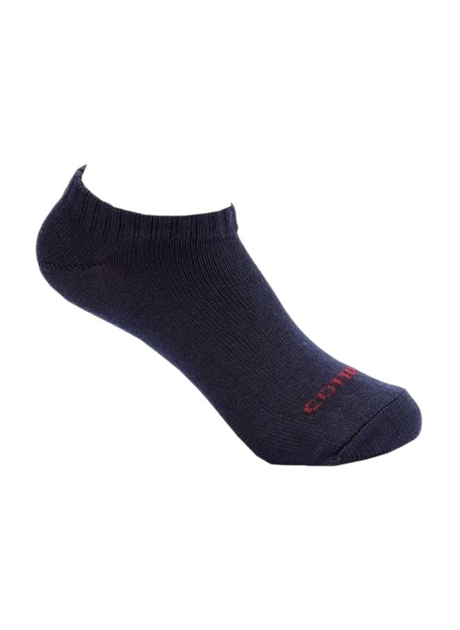 COTTONIL - Ankle Socks - Bundle of 3 Navy Blue Socks - Image 1