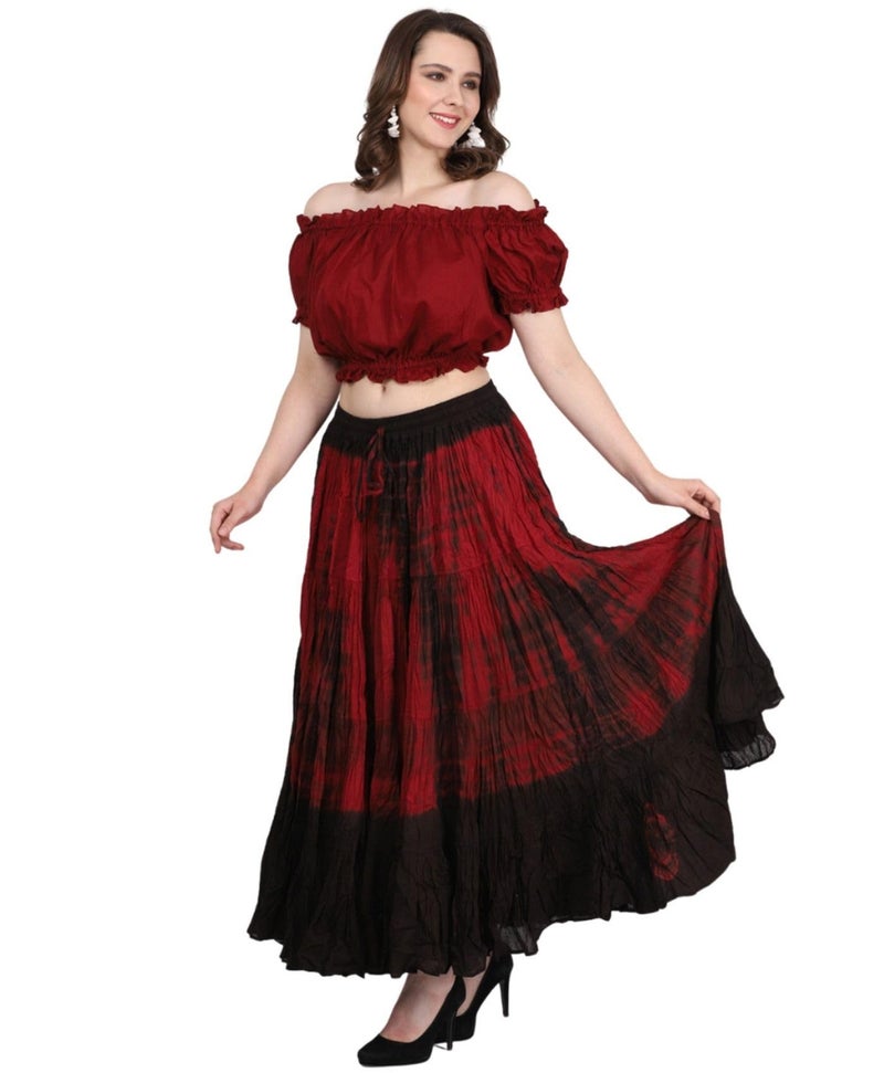 Wevez Women's American 25 Yard Cotton Skirt, One Size, BM - Image 5