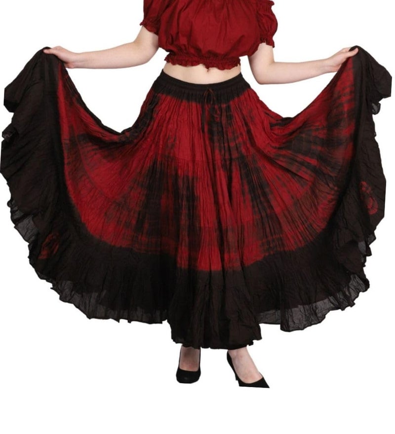 Wevez Women's American 25 Yard Cotton Skirt, One Size, BM - Image 1