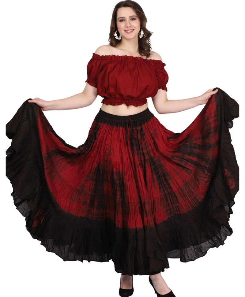 Wevez Women's American 25 Yard Cotton Skirt, One Size, BM - Image 2