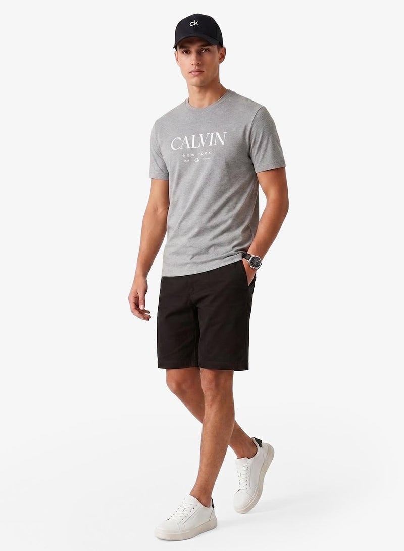 CALVIN KLEIN Graphic Crew Neck T-Shirt - Image 1