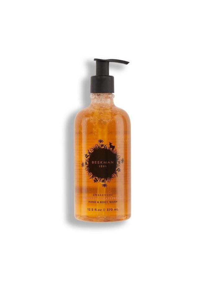 Beekman 1802 Goat Milk Hand & Body Wash Honeyed Grapefruit 12.5 Oz Gentle Moisturizing Soap To Wash Away Impurities For Soft Skin Good For Sensitive Skin Cruelty Free  - Image 1