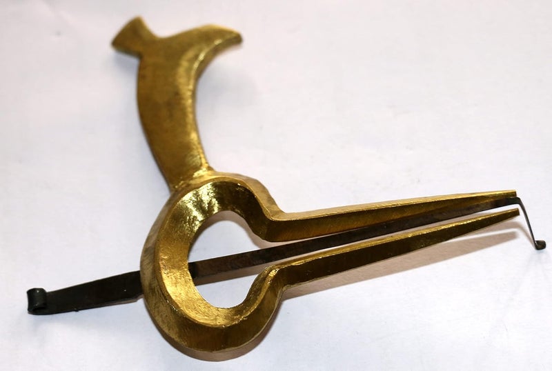 Vadyam Jew's Harp Peacock Professional Brass Morchang Jawharp Folk Musical Instrument - Image 4