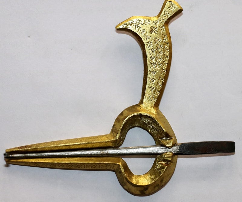 Vadyam Jew's Harp Peacock Professional Brass Morchang Jawharp Folk Musical Instrument - Image 2