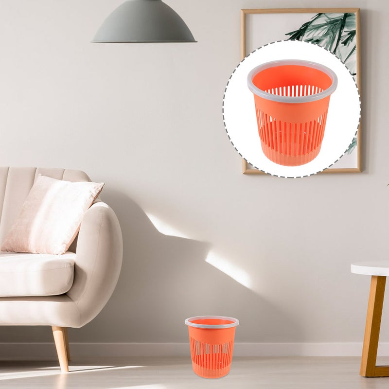 2pcs Garbage Container Trash Can Garbage Bin Simple Waste Bin Container for Kitchen Bathroom - Image 1