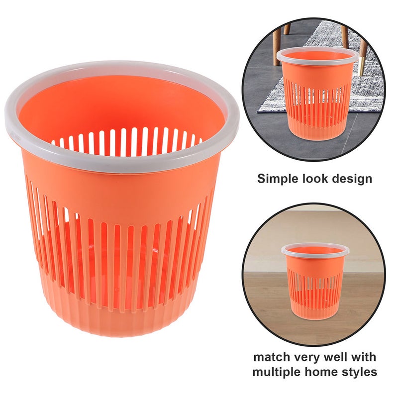 2pcs Garbage Container Trash Can Garbage Bin Simple Waste Bin Container for Kitchen Bathroom - Image 5