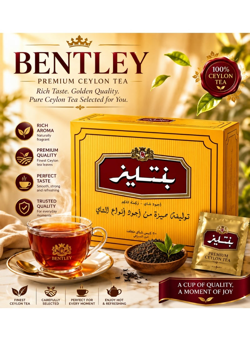 Bentleys Tea – Premium Black Tea Bags – 100 Count - Image 4