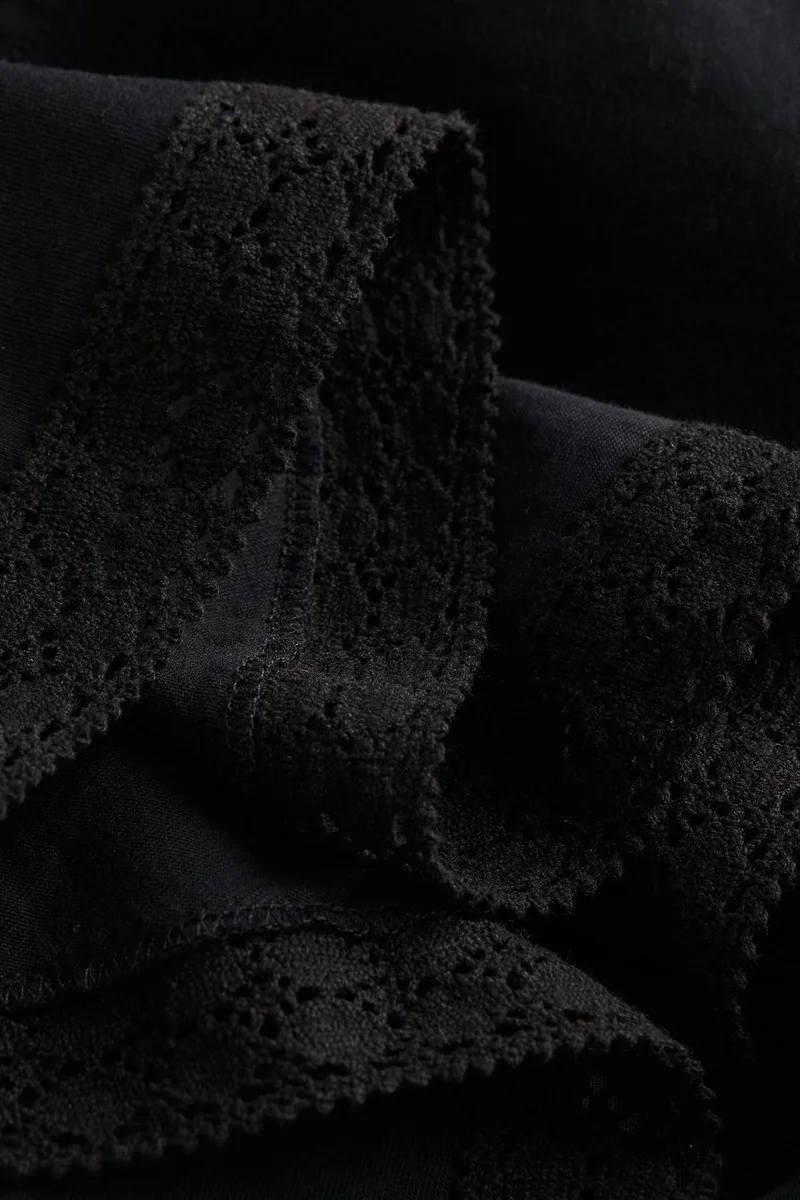 H&M Flutter-sleeve jersey top