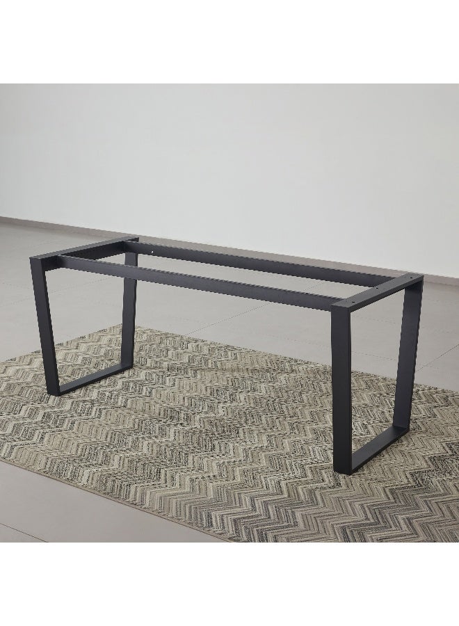 Home Box Iris U Shaped Dining Table Leg - Black - Image 2