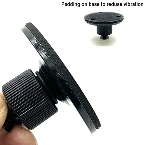 ChargerCity ELD Industrial Metal Constructed Flange Drill Mount for all AMPS hole pattern for SiriusXＭ ICOM IC 207 703 706 2730 2800 7000 HAM CB radio & Garmn ZUMO XT Rugged GPS w/vibrations reduce shock pad - Image 4