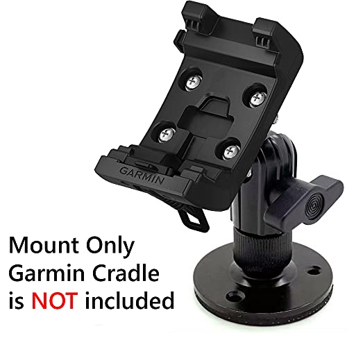 ChargerCity ELD Industrial Metal Constructed Flange Drill Mount for all AMPS hole pattern for SiriusXＭ ICOM IC 207 703 706 2730 2800 7000 HAM CB radio & Garmn ZUMO XT Rugged GPS w/vibrations reduce shock pad - Image 3