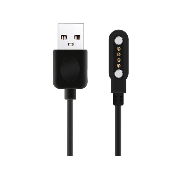 iCover Smart Watch Charger Cable, Universal 4 Pin 7.62mm Magnetic Suction USB Charging Cable for Smart Watch, Replacement Charging Cable for 7.62mm 4-Pin Devices - Image 1