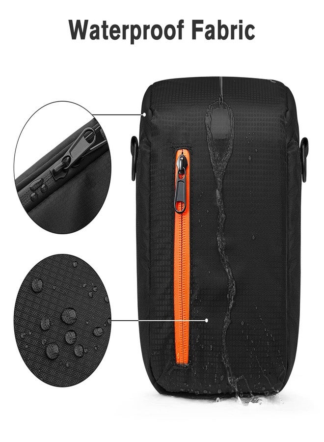 S-ZONE Camera Insert Bag Waterproof Lens Cube Case Compatible with Nikon Canon Sony Fuji for SLR DSLR Mirrorless Lens Cables Accessories - Image 4