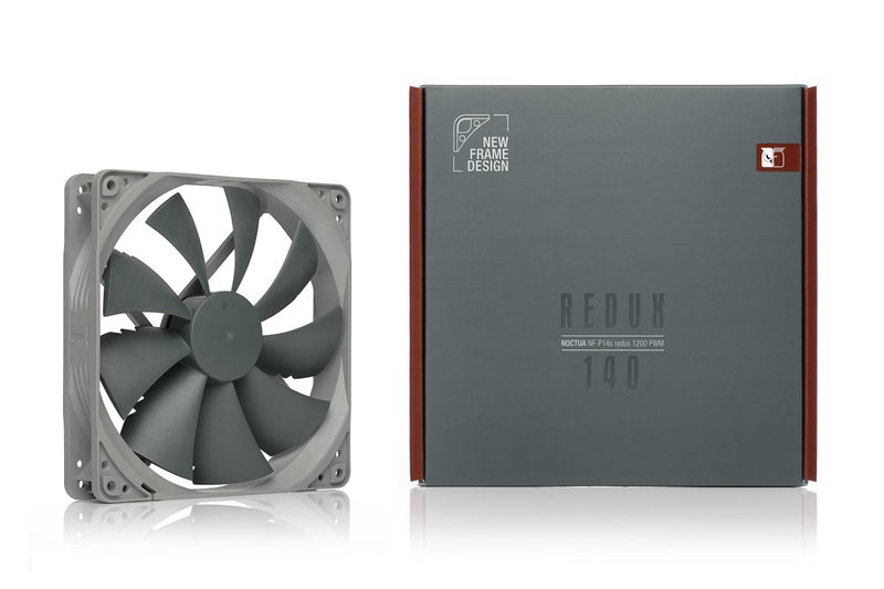 Noctua NF-P14s redux-1200 PWM, Quiet Fan, 4-Pin, 1200 RPM (140mm, Grey) - Image 4
